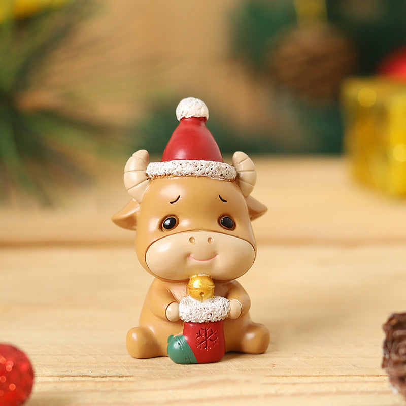 Brehn | Handgefertigte Tier-Weihnachtsmann-Ornamente