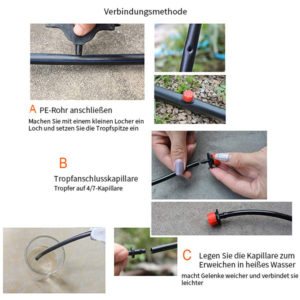 Verstellbare Tropfdüsen für die Bewässerung | Brehn