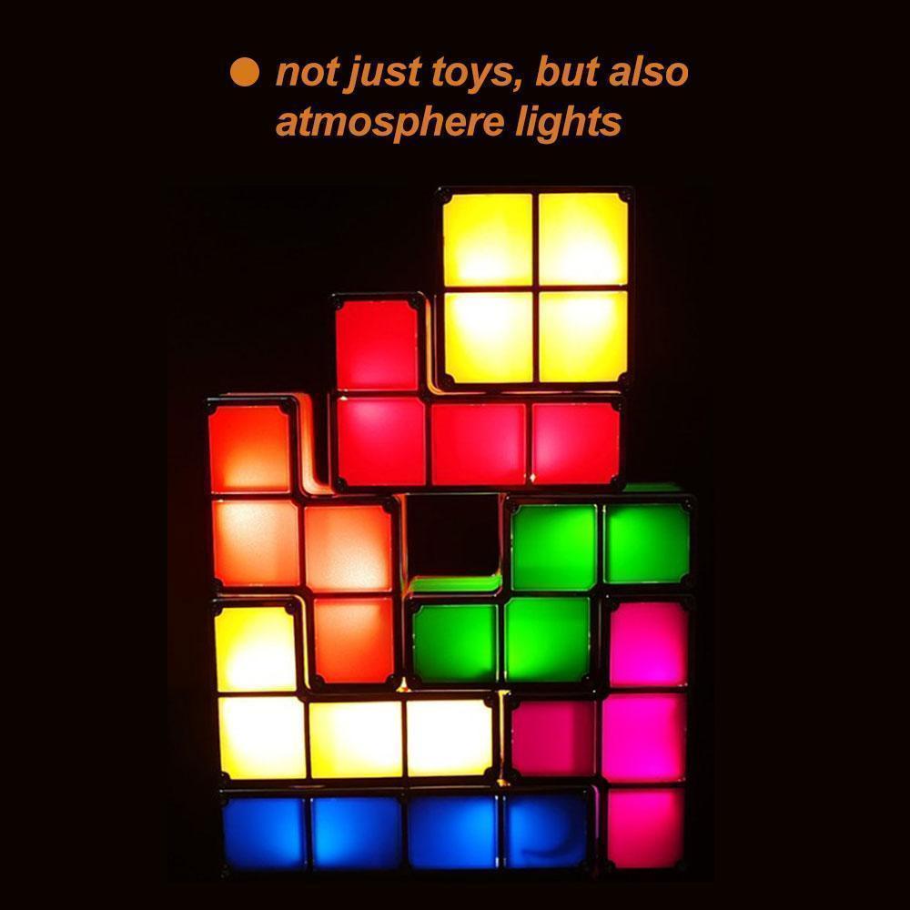 Tetris Stapelbares LED-Nachtlicht | Brehn