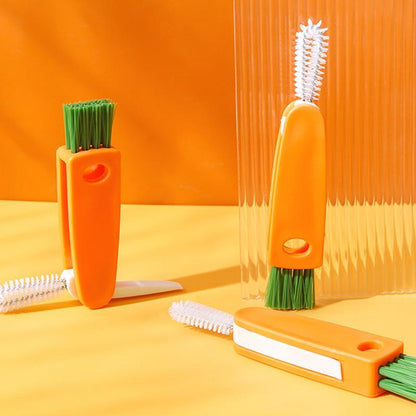 Brehn | Kreative 3-in-1 Multifunktionale Reinigungsbürste für Becherdeckel
