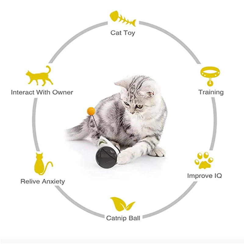 Brehn | Swing-Katzen-Spielzeug mit Rädern