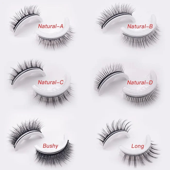 Wiederverwendbare, selbstklebende Wimpern