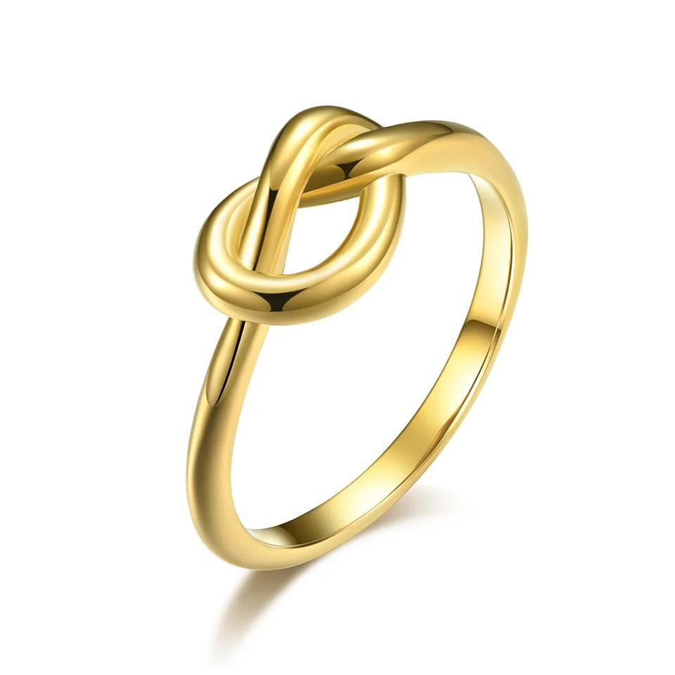 Brehn | Zierliches Herz Knoten Bond Ring