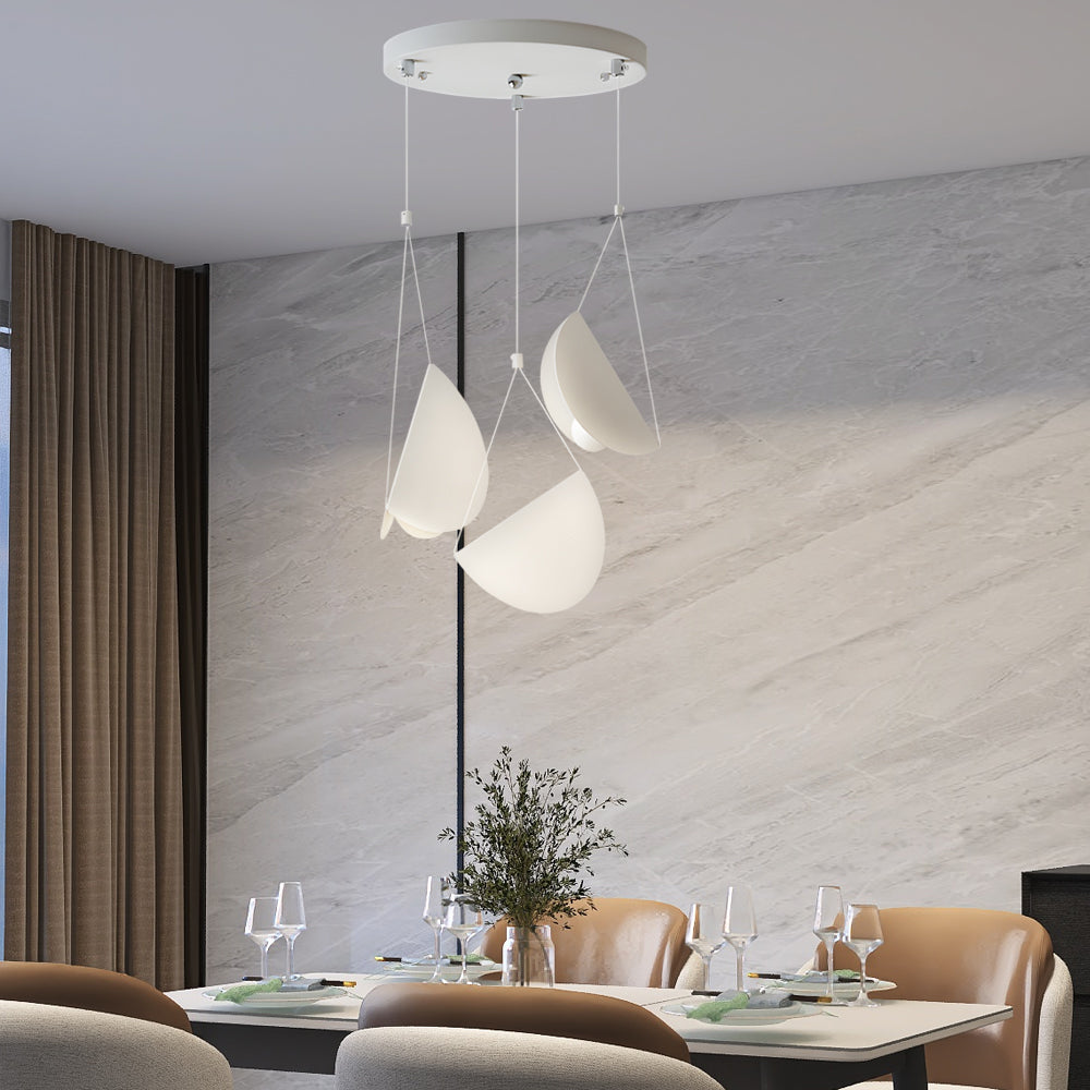 Brehn | PureLuxe Pendel - Schlanke weiße lineare Hängeleuchte