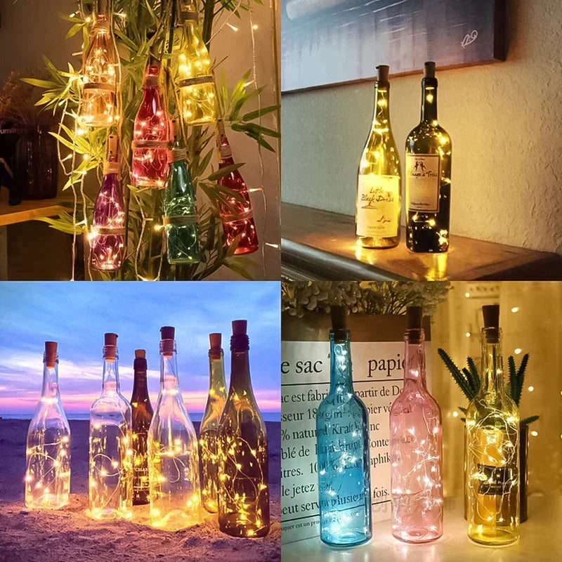 LED-Weinflaschenlichter Kork Nachtlicht DIY Decor Lift - Stück | Brehn