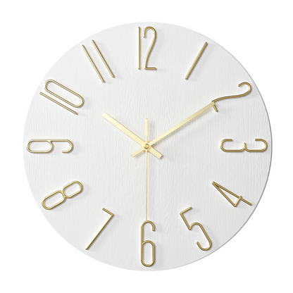 Edle Wanduhr – Moderne und geräuschlose Uhr fürs Wohnzimmer