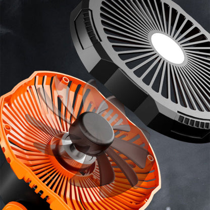 Tragbarer Campingventilator mit LED-Licht | Brehn