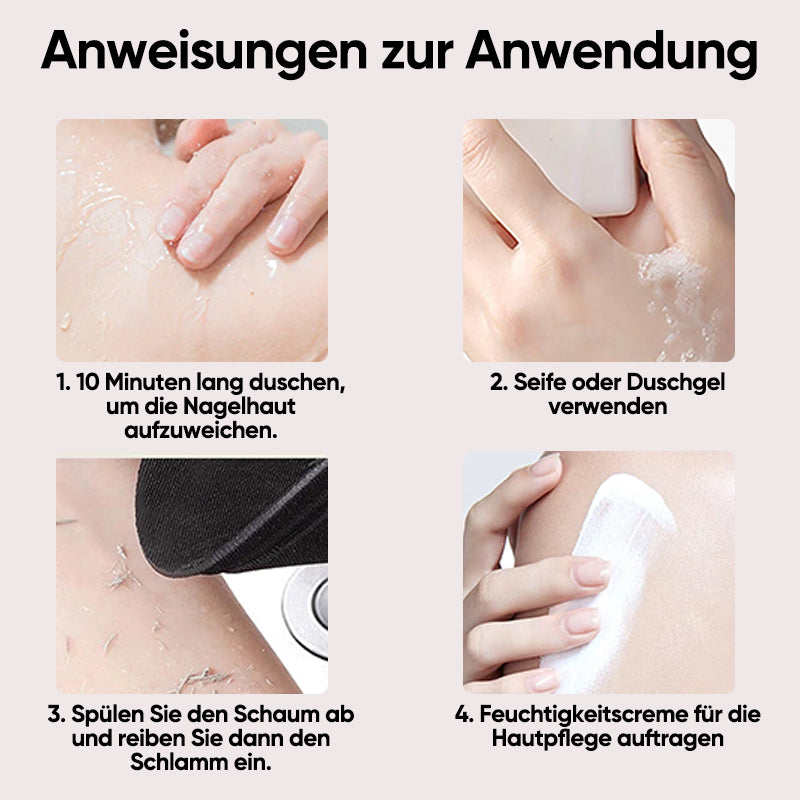 Schwarzes Silikon-Badewerkzeug | Brehn