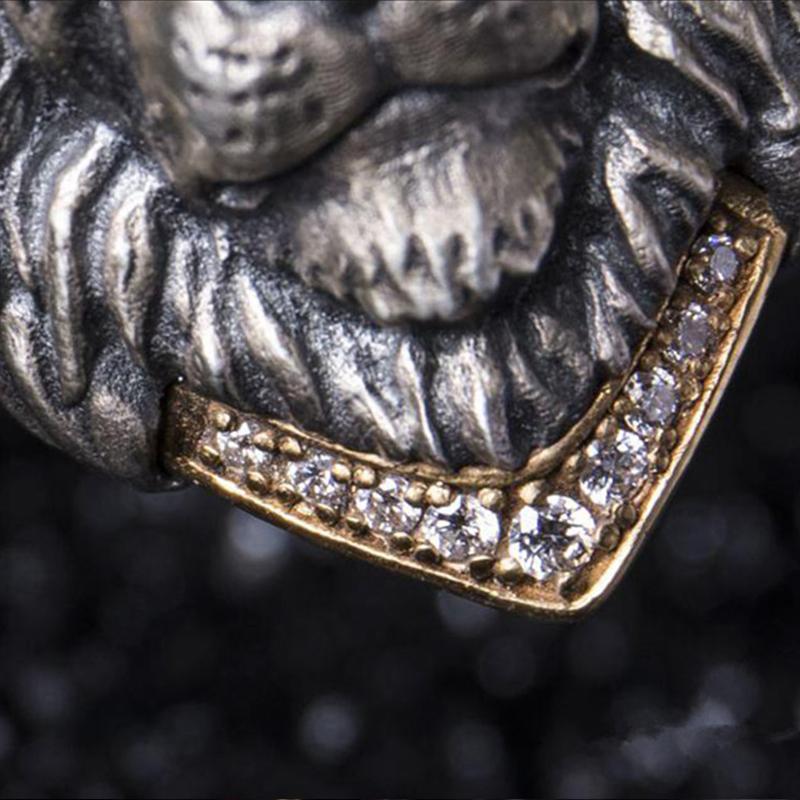 Retro Nordic Löwenförmiger Ring | Brehn