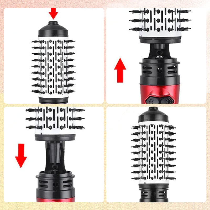 Brehn | 2-in-1 Warmluftstyler und rotierender Haartrockner