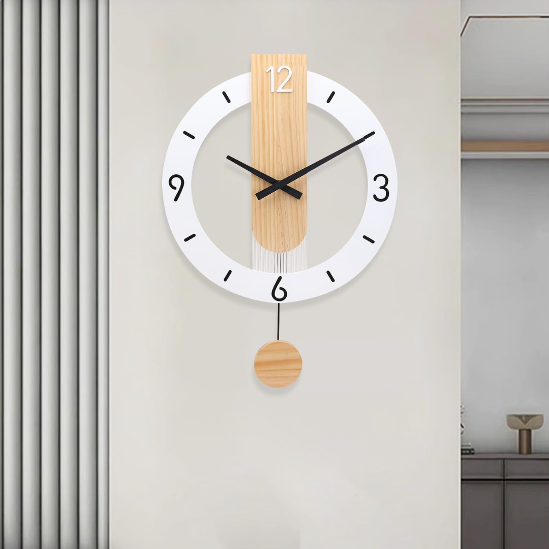 Brehn | Elegante große Uhr für das Wohnzimmer