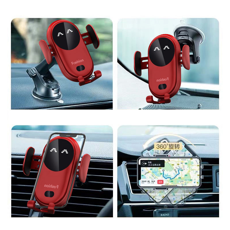 Brehn | Intelligente drahtlose Auto-Sensor Handyhalterung Ladegerät