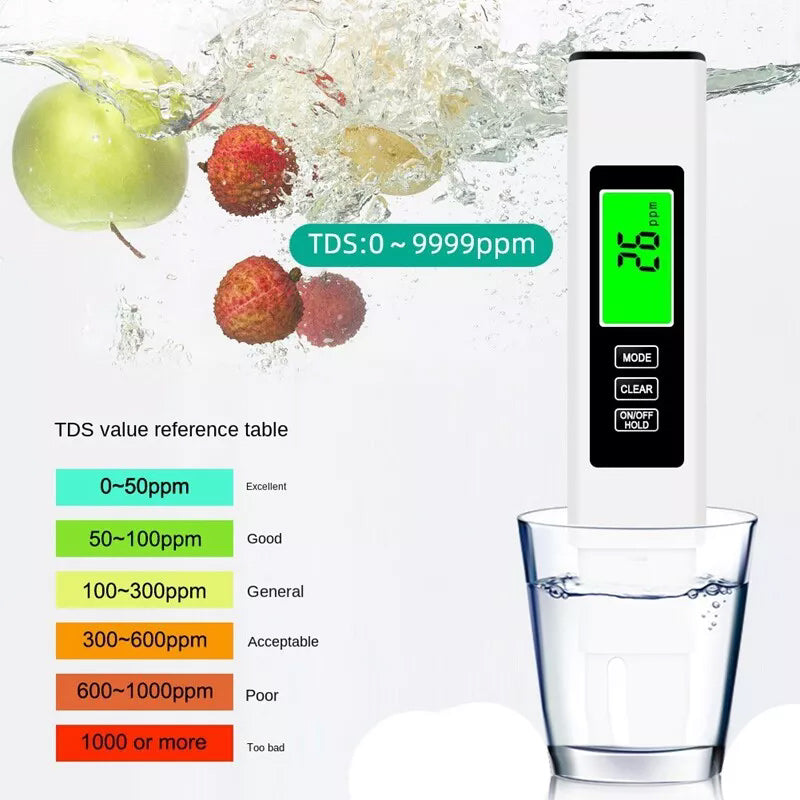 Brehn | Neuer 4 in 1 Tds Meter Digital Wasser Tester