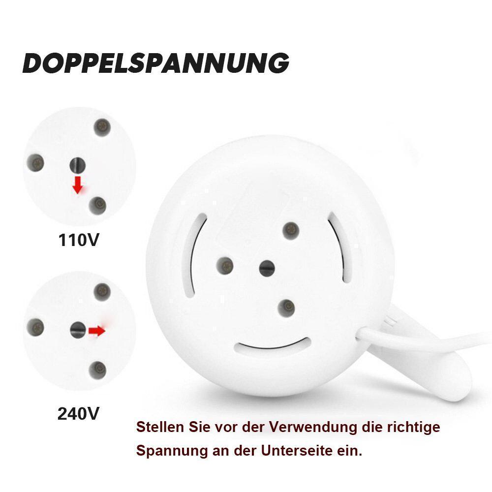 Tragbare Reisesilikagelkanne mit Unniversalstecker | Brehn