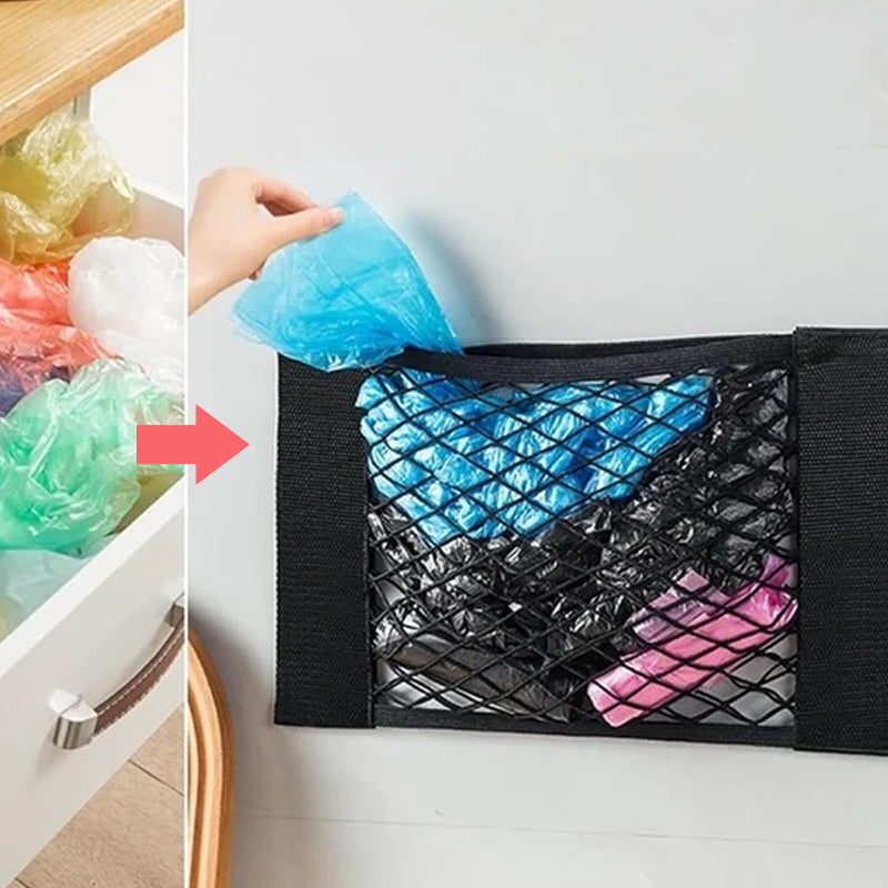 Plastiktasche Aufbewahrung Netzbeutel (Mit Klebeband) | Brehn