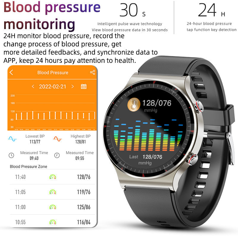 CFDA EKG Blut Sauerstoff Herzfrequenz Gesundheitsüberwachung Smart Watch
