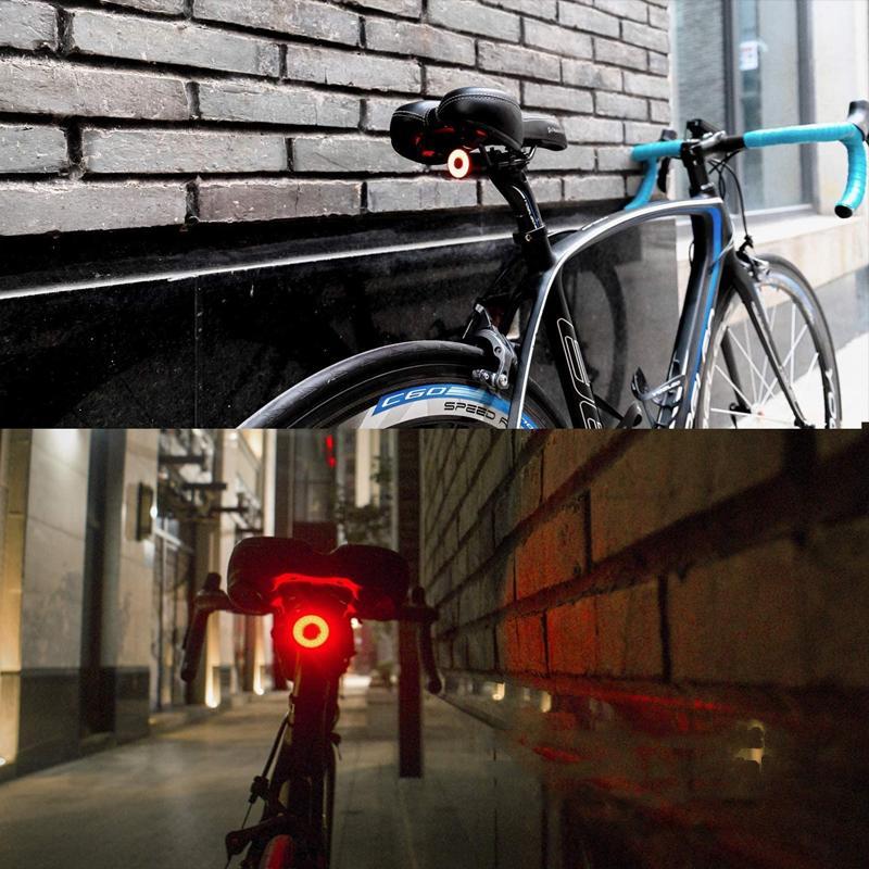 VeloSafe Slim – USB wiederaufladbares intelligentes Fahrrad-Rücklicht mit Bremsensor | Brehn