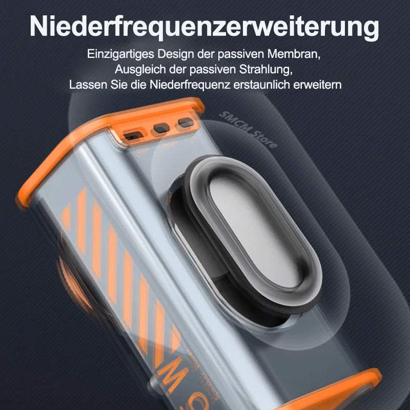 Transparenter kabelloser Mecha-Bluetooth-Lautsprecher | Brehn