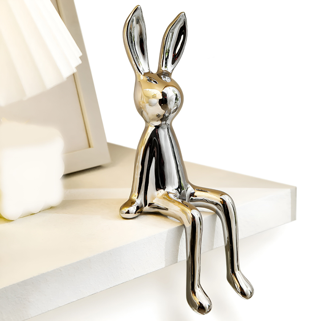 Brehn | Glänzende Keramikhäschenfigur