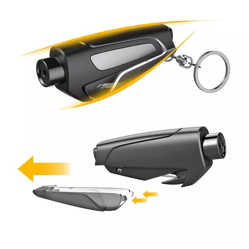 Brehn | Verbesserter 3 in 1 Autoscheibenbrecher