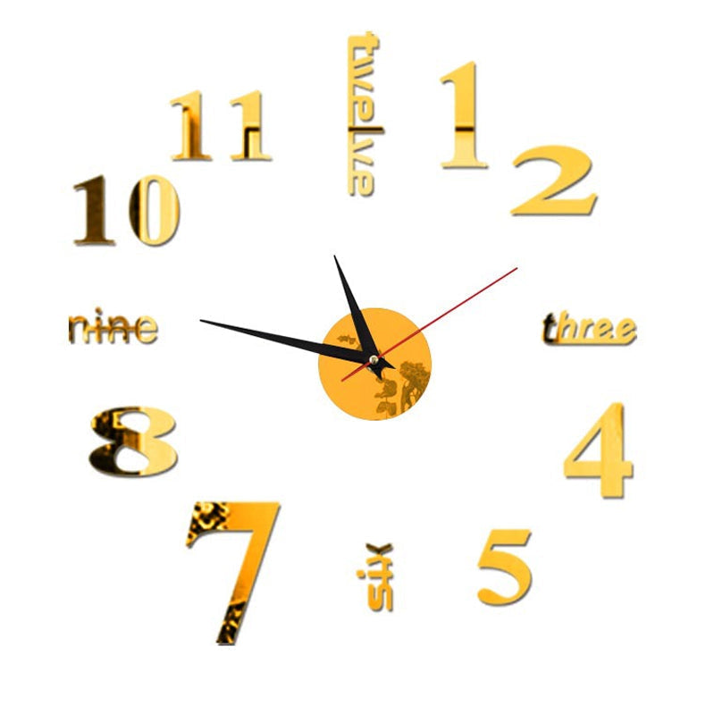 DIY Moderne Die-freie Wanduhr | Brehn