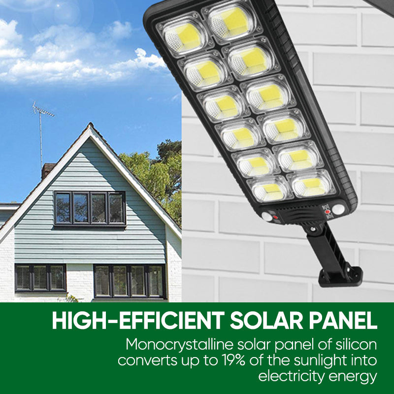 Brehn | Solarbetriebenes Gartenlicht mit dualen Bewegungs- und Lichtsensoren