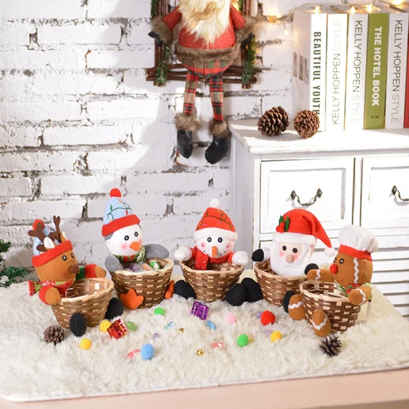 Brehn | Weihnachten Süßigkeiten Geflochtener Korb