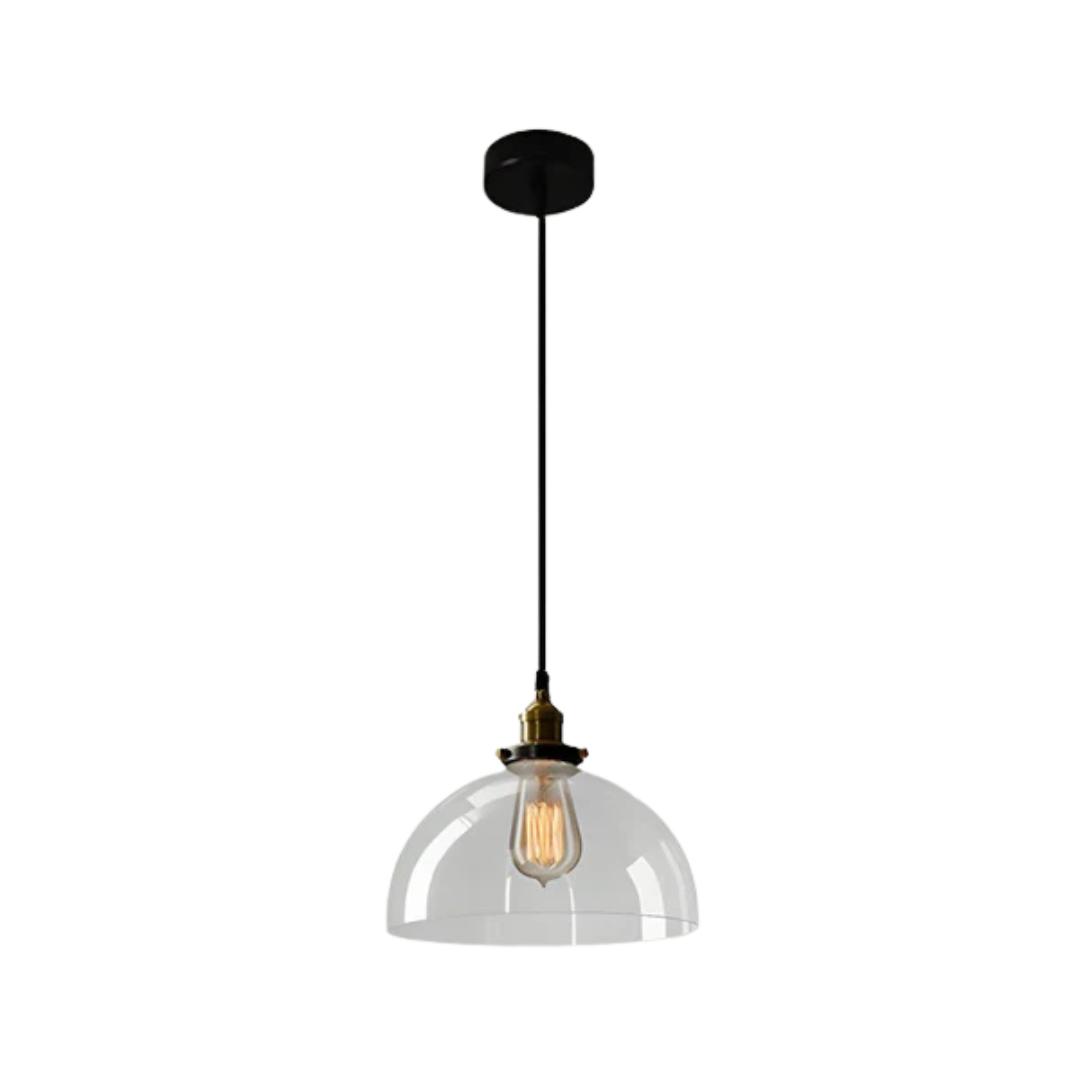 Brehn | Vintage Pendelleuchte Glas | Stylische Esstischlampe