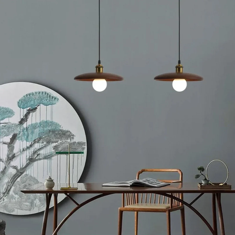 Brehn | Nordic Minimalist Holz LED Pendelleuchte