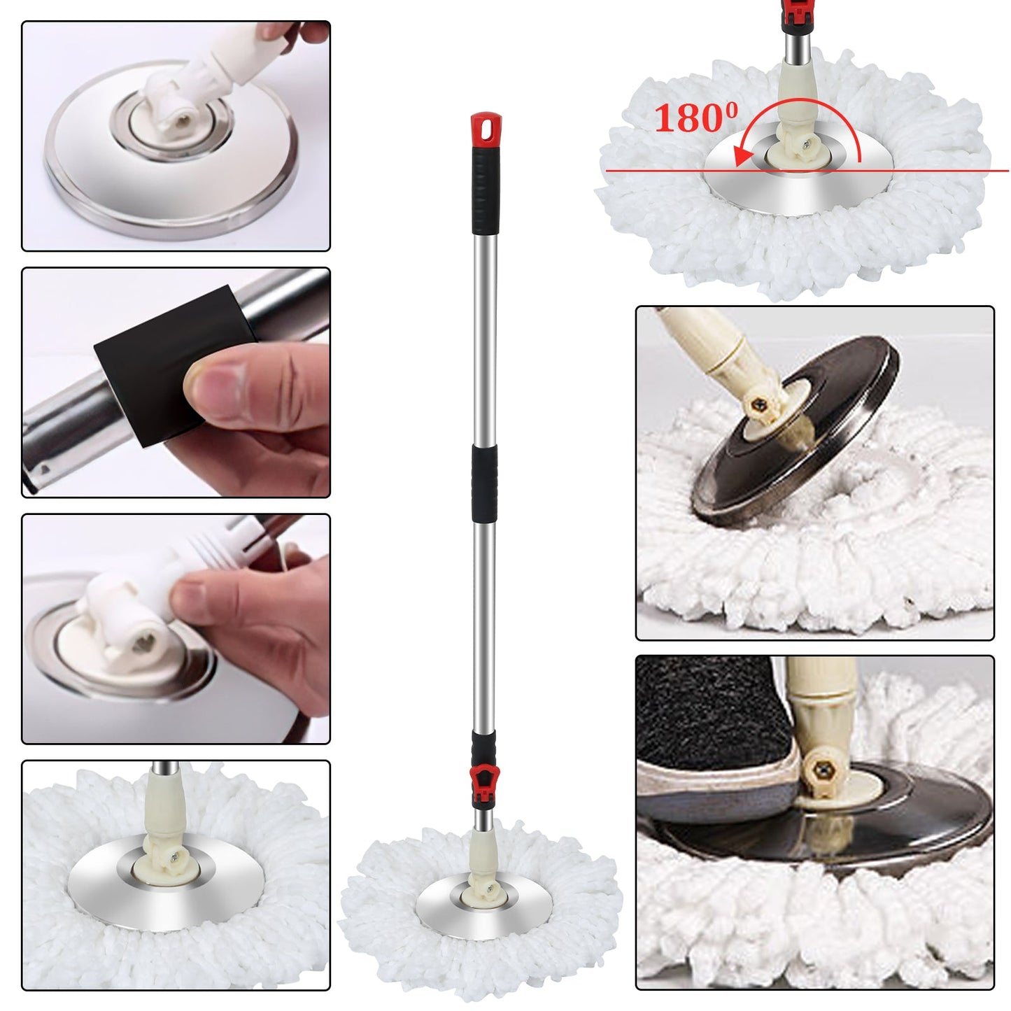 Wischmop Set Bodenwischer mit Eimer | Brehn