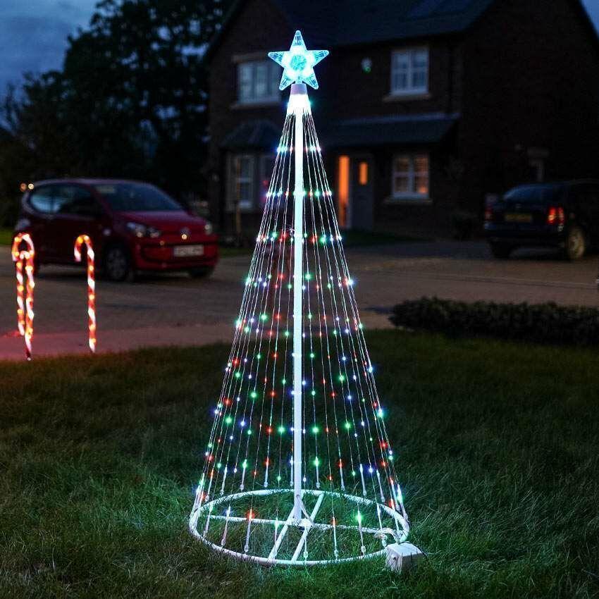 Der choreografierte Lichtshowbaum
