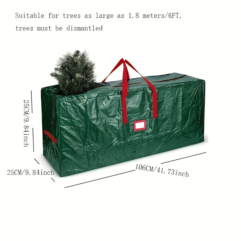 Große Aufbewahrungstasche für künstliche Weihnachtsbäume – wasserdicht und strapazierfähig, Modell TreeTote aus Polyester