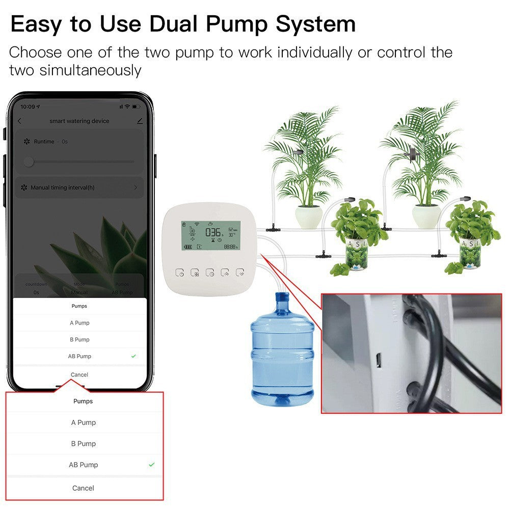 Wiederaufladbarer Smart Sprinkler Timer | Brehn