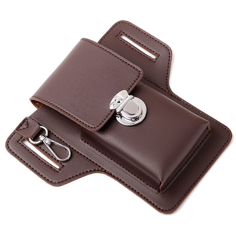 Brehn | PU-Leder Gürteltasche für Handy & Essentials