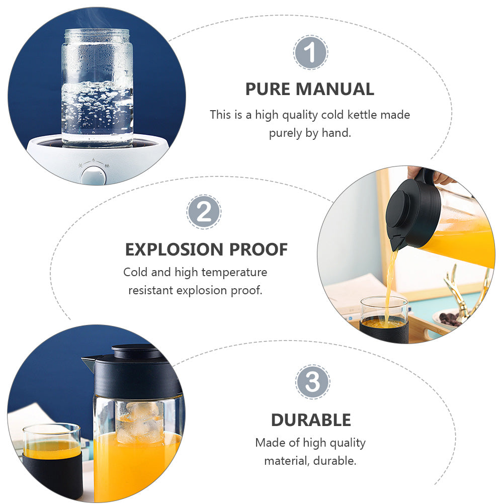VIvolux | Brew Easy Kaltes Getränkemacher Glasflasche