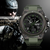 Brehn | Sportliche Dual-Display Mode Multifunktionale wasserdichte leuchtende Herrenarmbanduhr