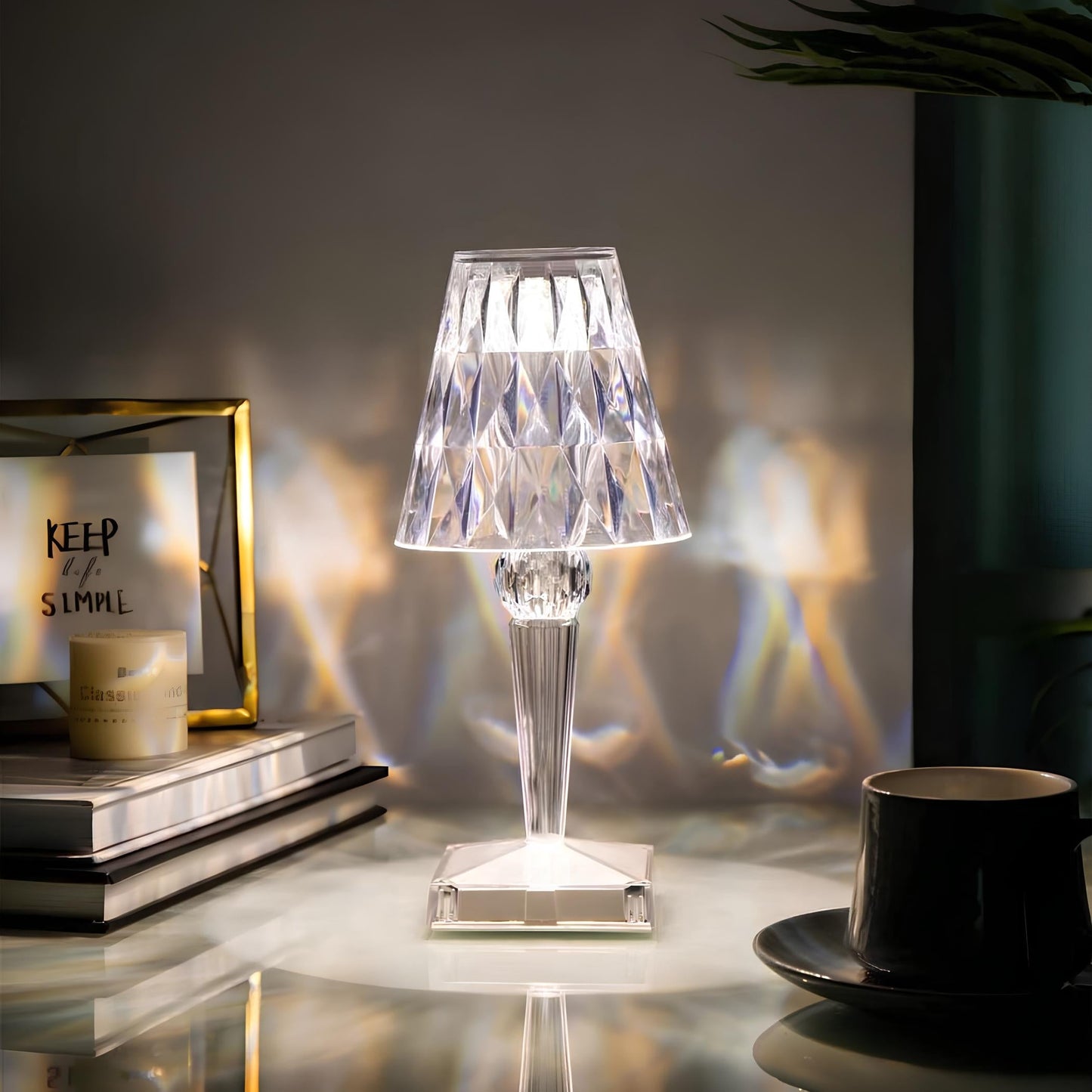 Glänzende Kristalllampe | Brehn