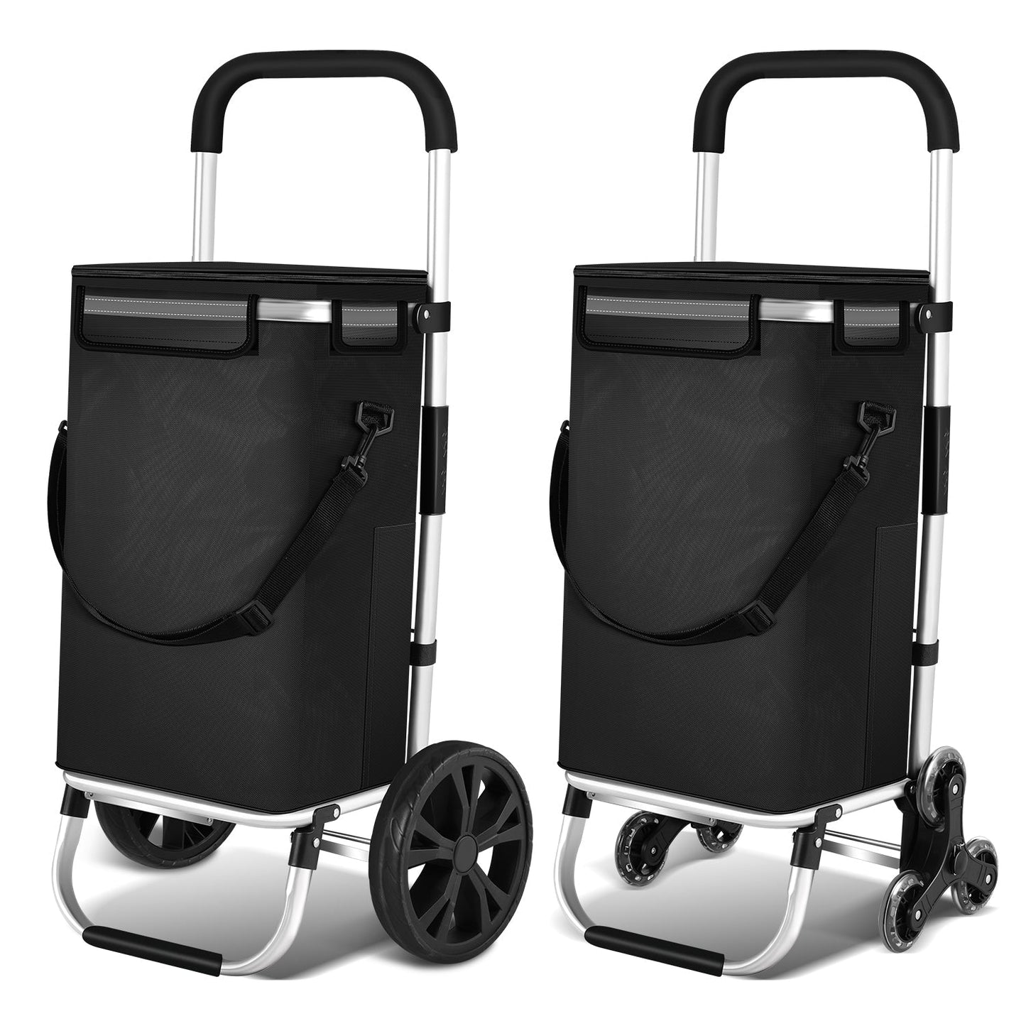 Einkaufstrolley Einkaufsroller Klappbar 40L | Brehn