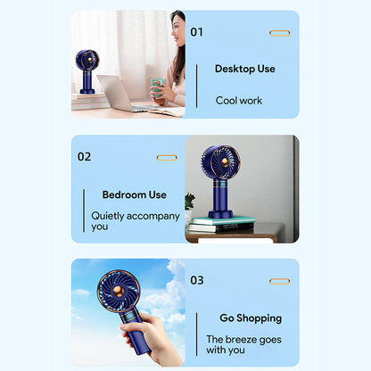 Tragbarer 5000mAh Handheld Mini Klimaanlagenventilator | Brehn