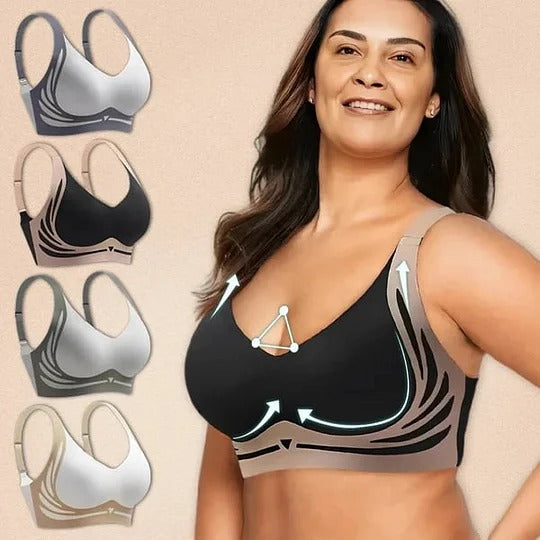 CurvaFit Super Sammlungs-BH | Drahtloser Push-up BH | Keine hängenden Brüste mehr