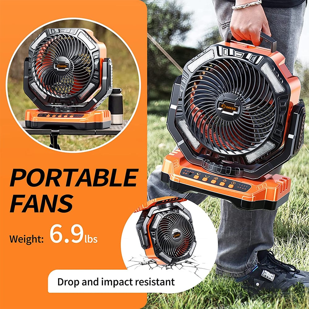 Wiederaufladbarer Campingventilator | Brehn