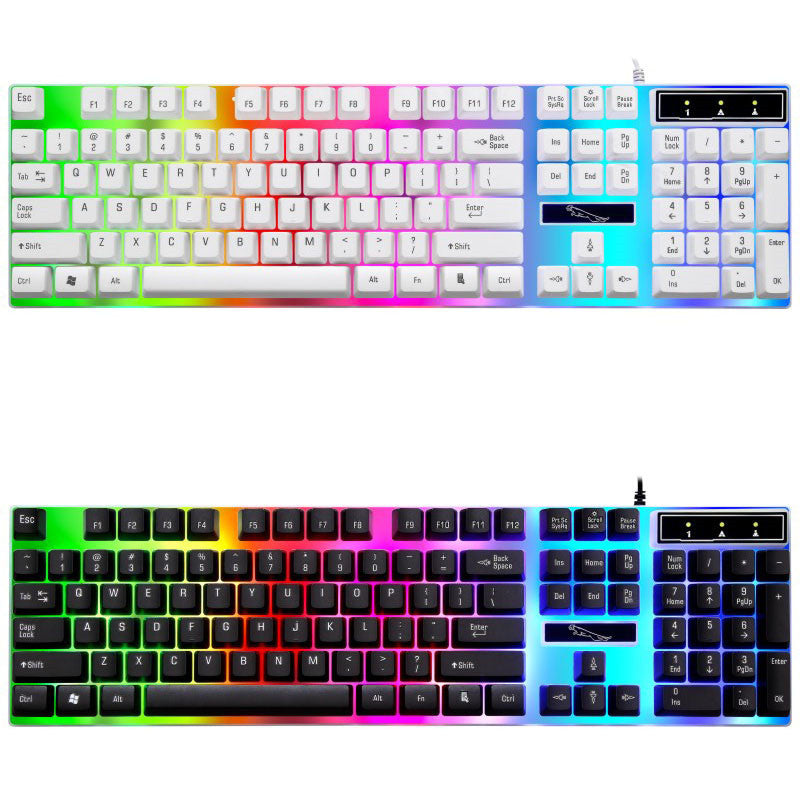 RGB beleuchtete Gaming-Tastatur und Präzisionsmaus-Set Brehn