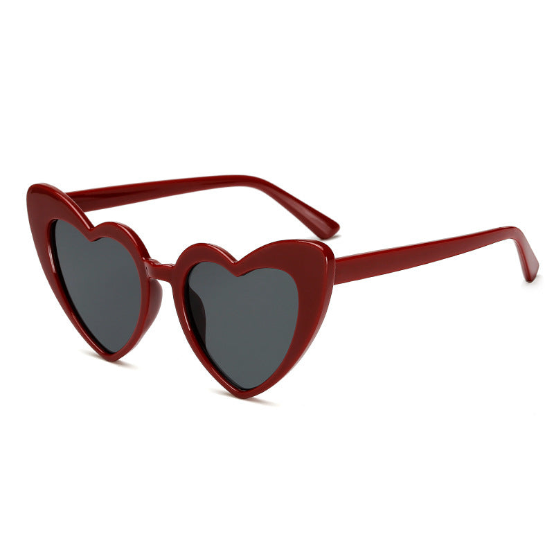 Damen Herzförmige Sonnenbrille im trendigen Design Brehn