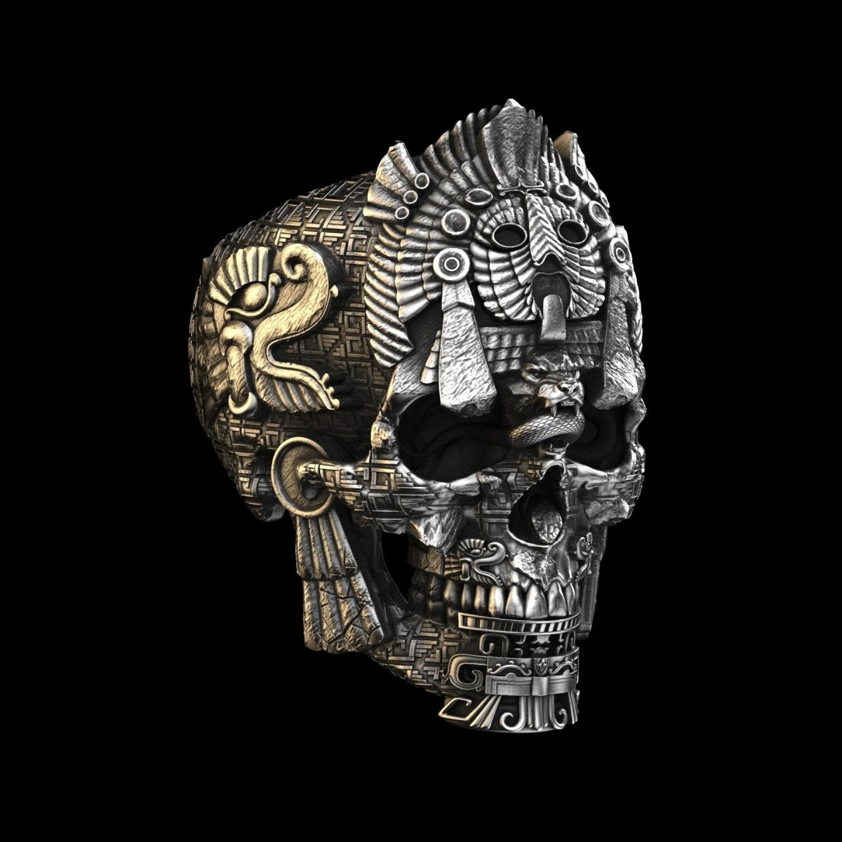 Skull Noir aus Sterlingsilber | Brehn