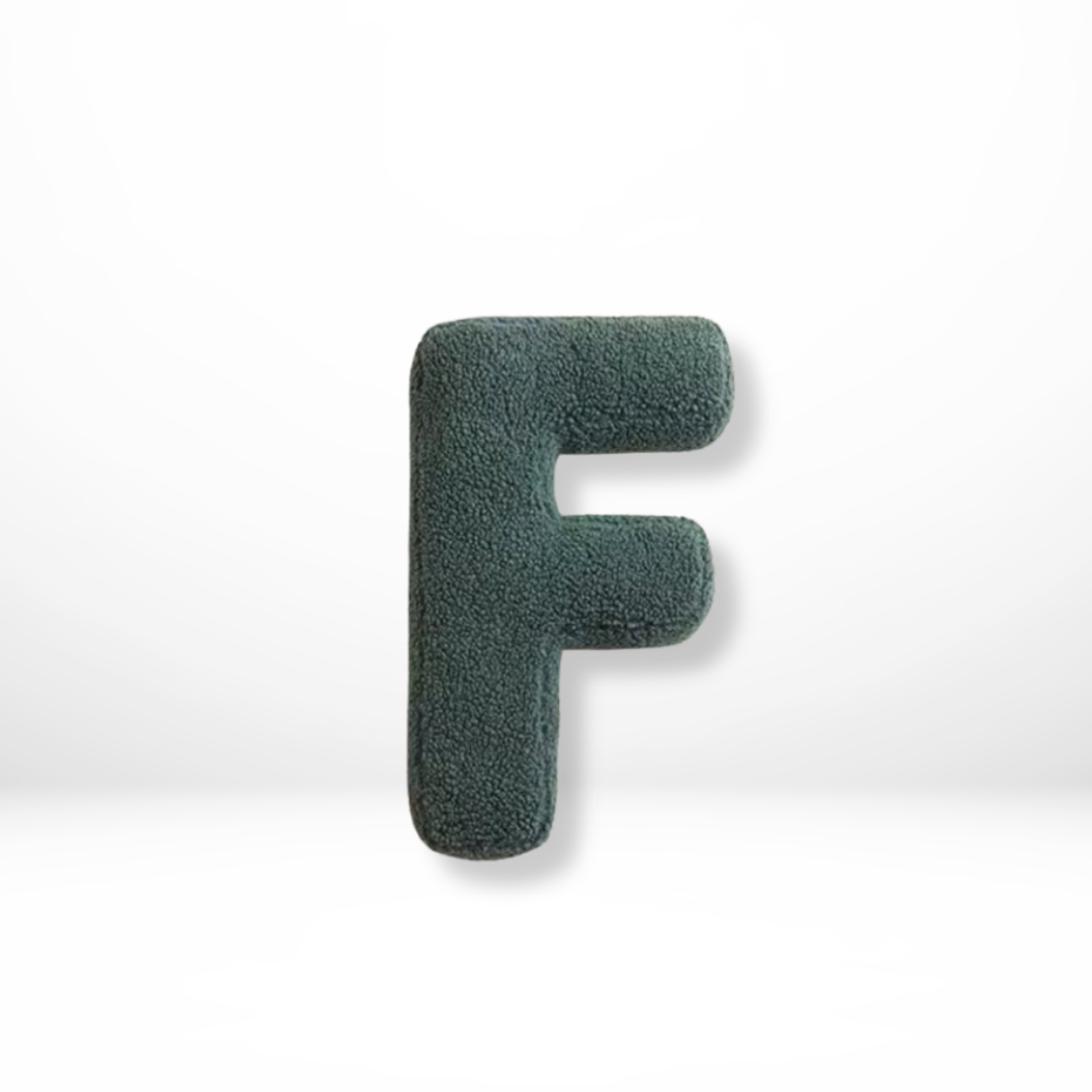 Brehn | Samt Alphabet Dekokissen Mit Buchstaben A Bis Z
