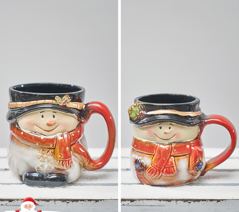 Brehn | Santa Schneemann Marker Keramische Frühstückstasse