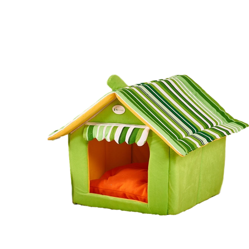 Brehn | Innenhundhaus/Katzenhaus Hundebett/Katzenbett Haustierbett für kleine bis mittelgroße Tiere