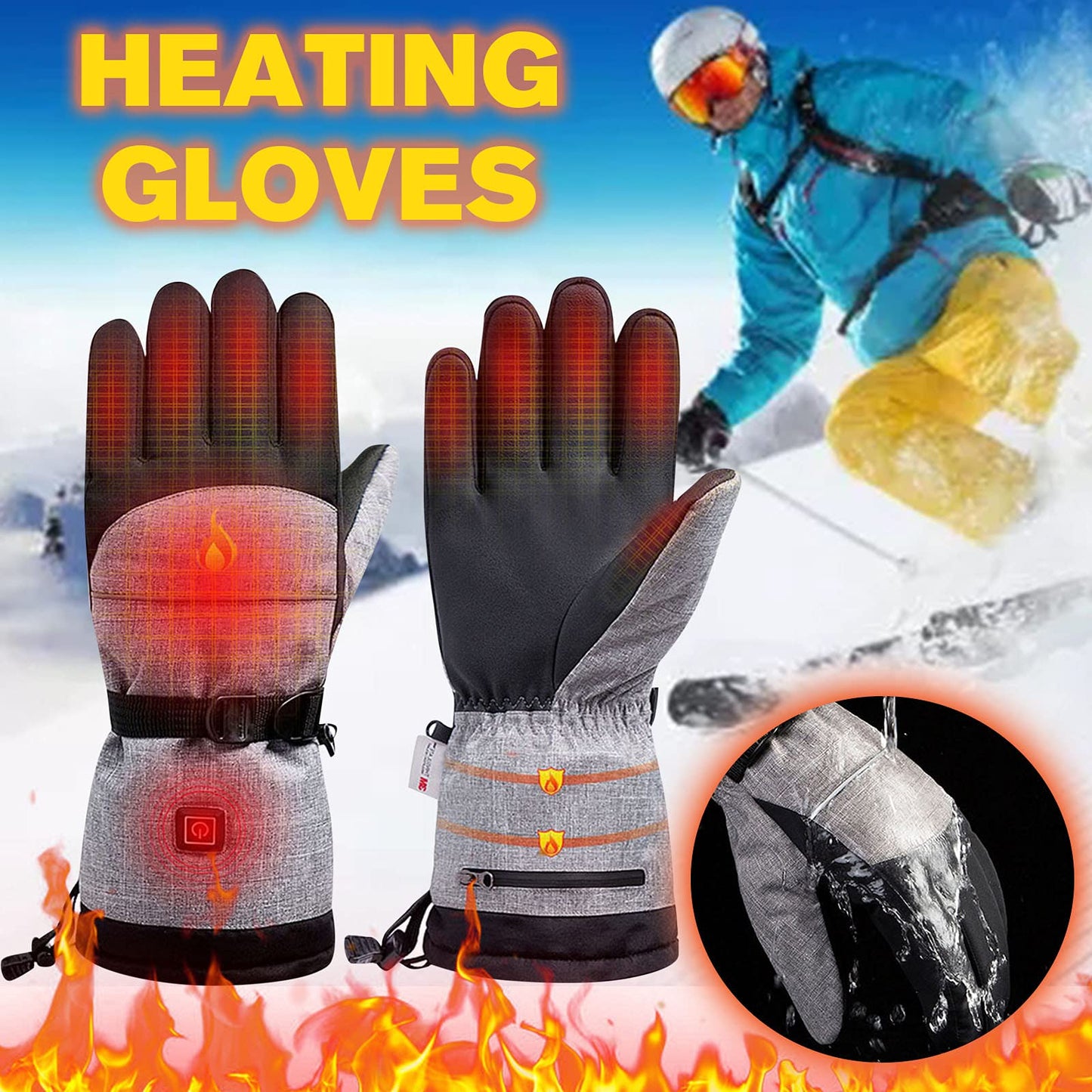Verstellbare Temp 40-55 °C beheizte Handschuhe | Brehn