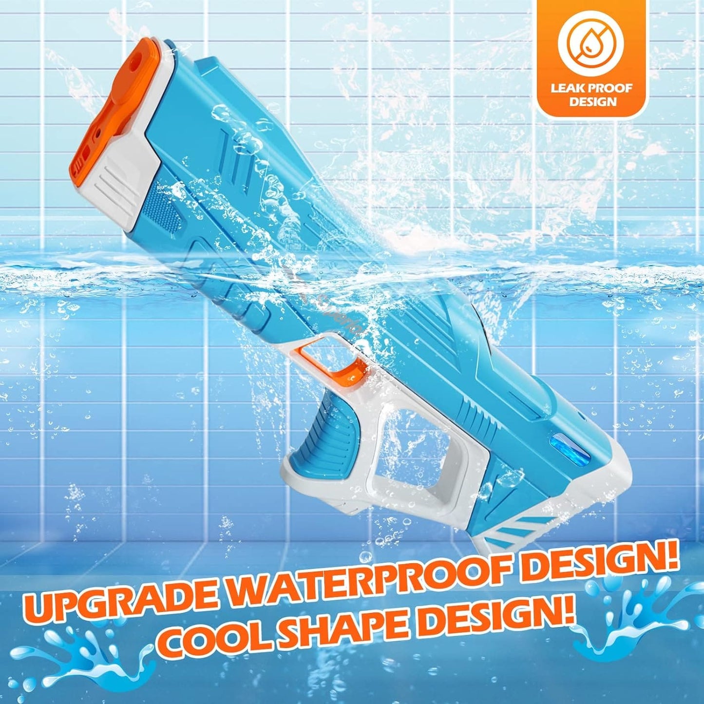 Brehn | AquaLux Elite Wasserblaster | Hochleistungs-Kanone für ultimativen Sommer Spaß