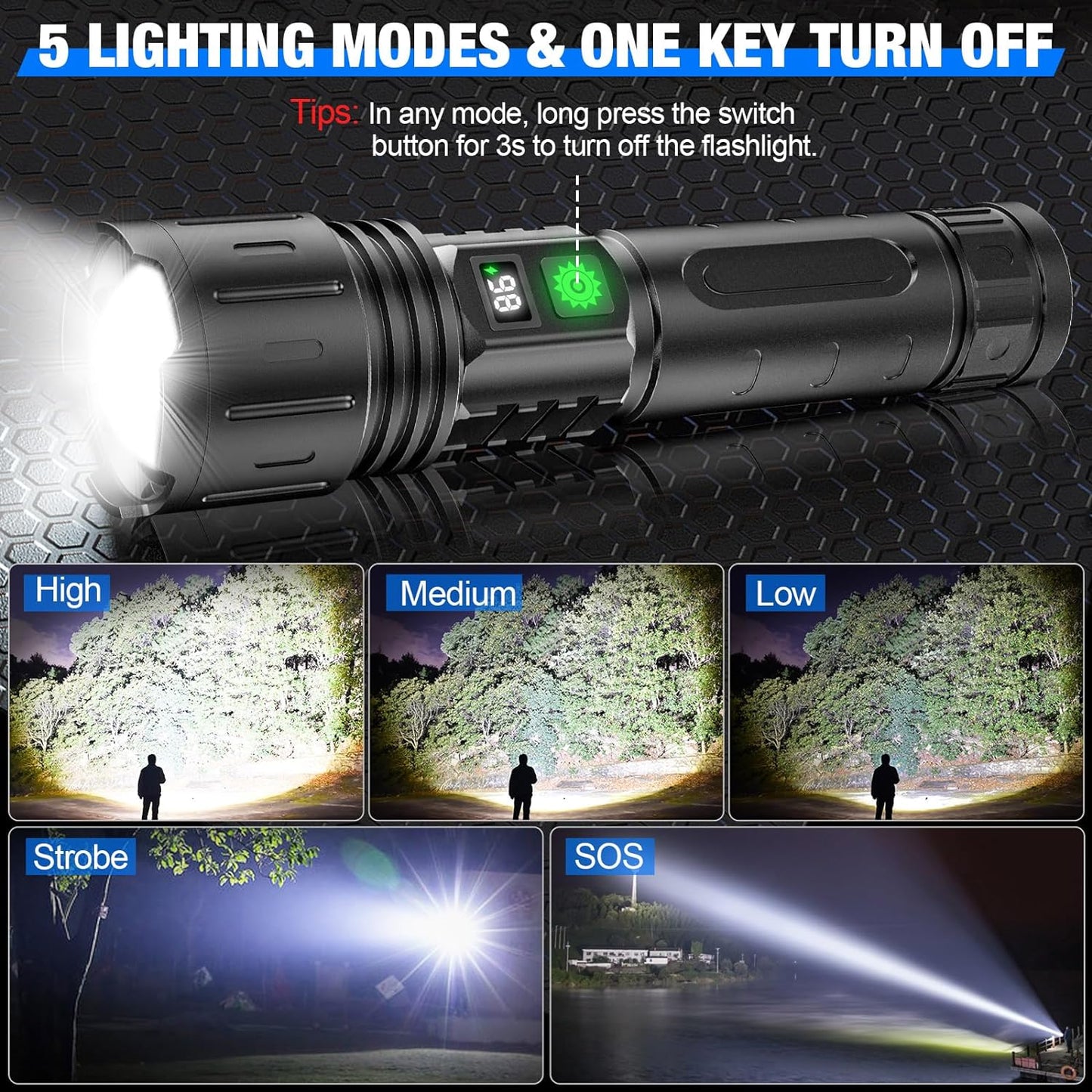 Hellste Taschenlampe der Welt – 100.000 Lumen | Brehn